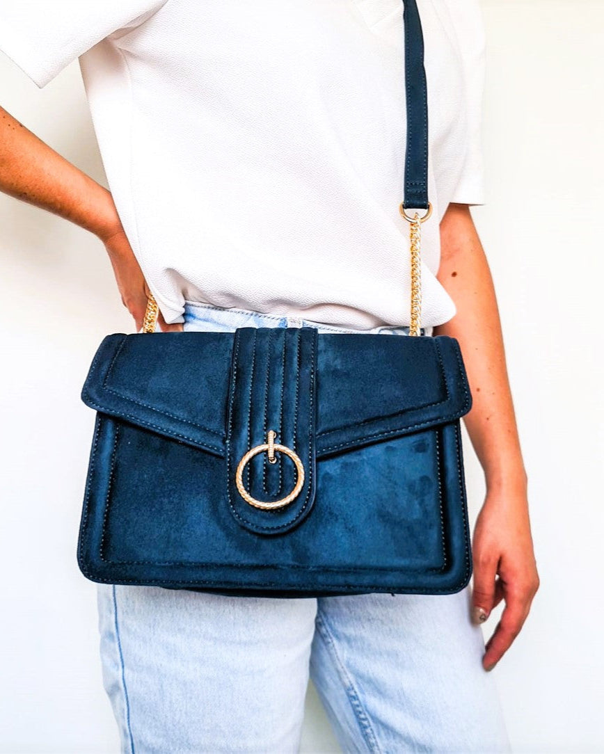 Sac Anna bleu pétrole