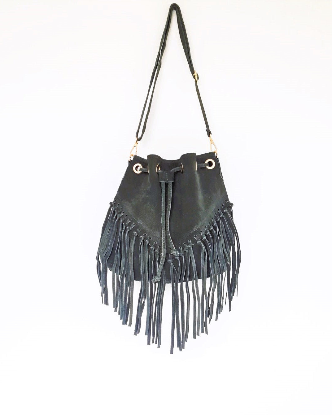 Sac Arizona kaki en cuir