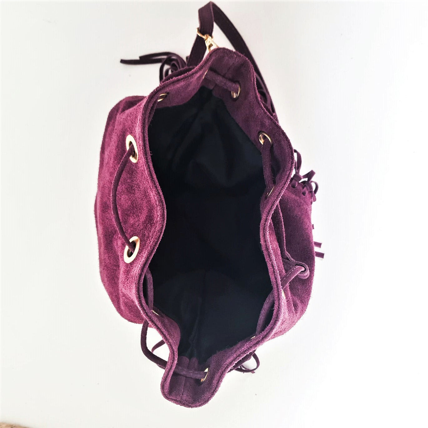 Sac Arizona violet en cuir