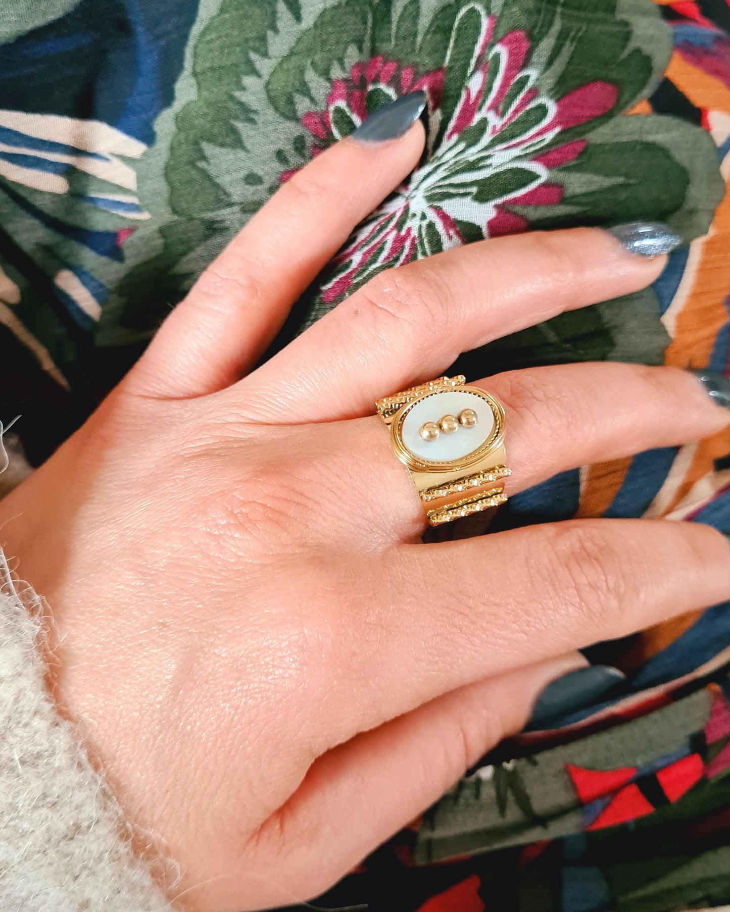 Bague Nacre