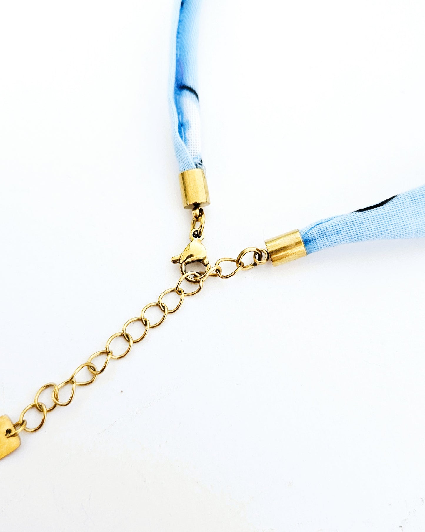 Collier Bandana bleu