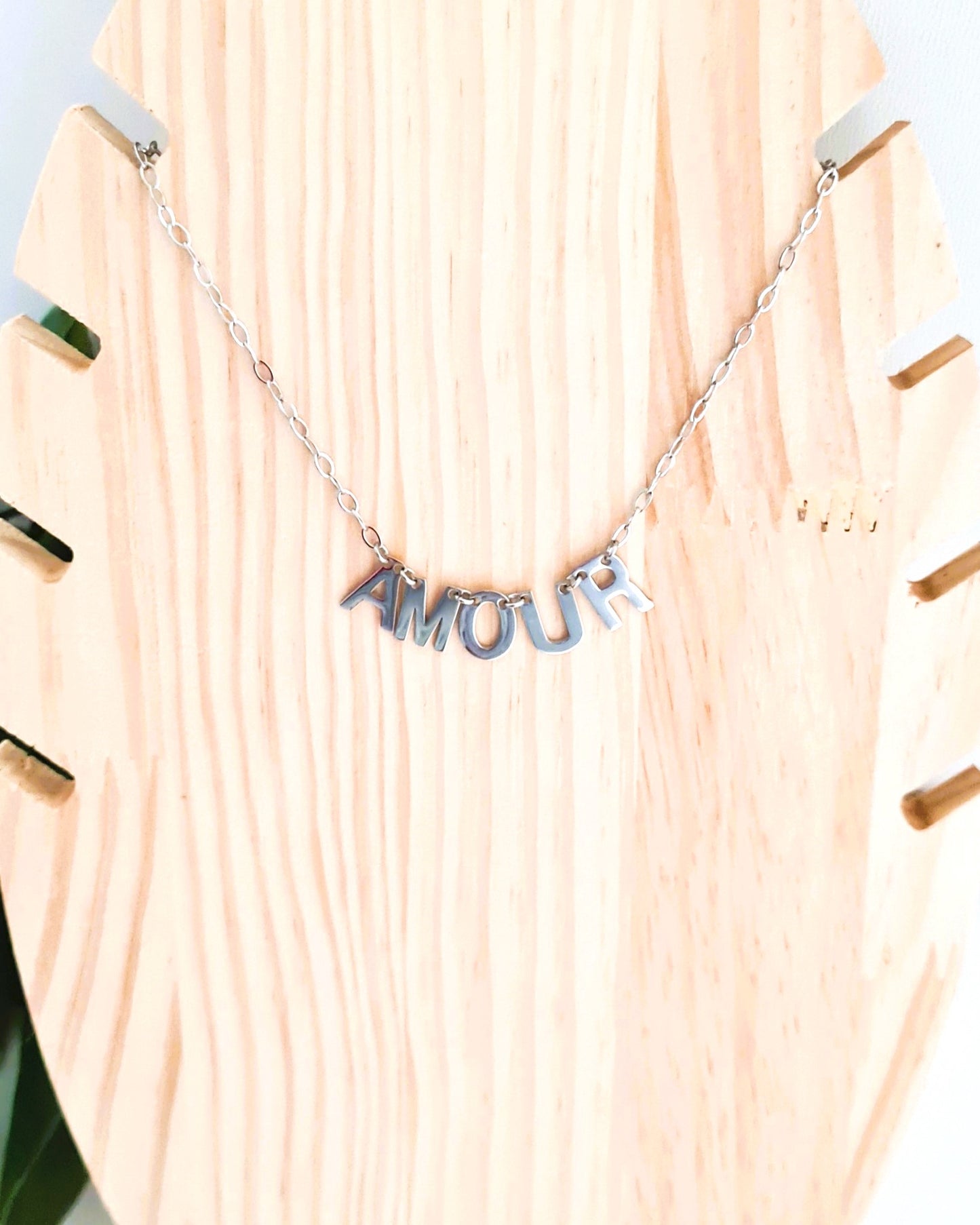 Collier Amour argent