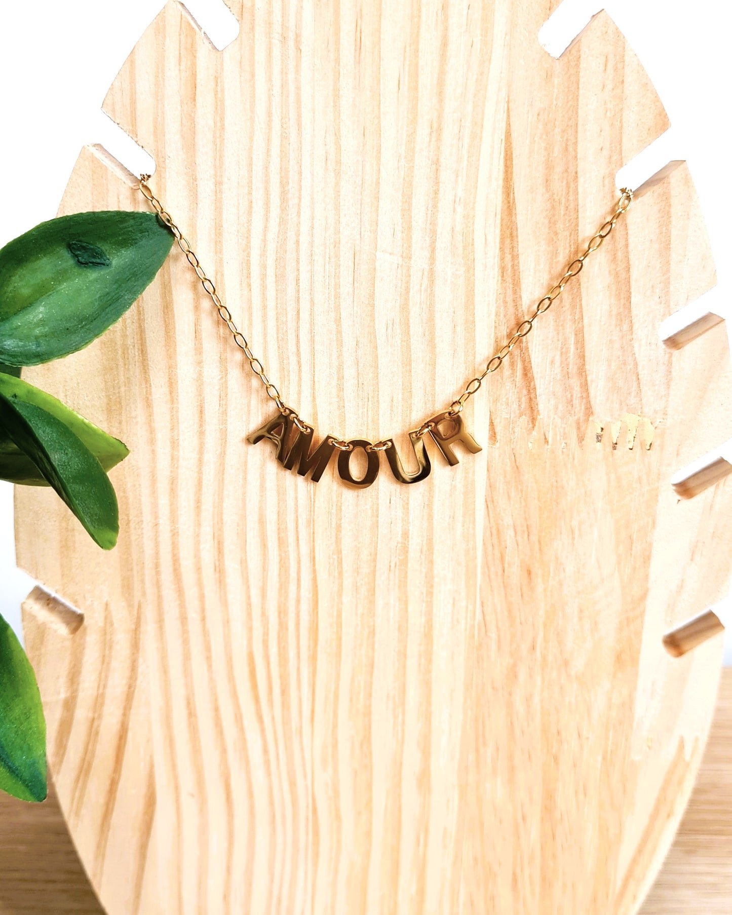 Collier Amour or
