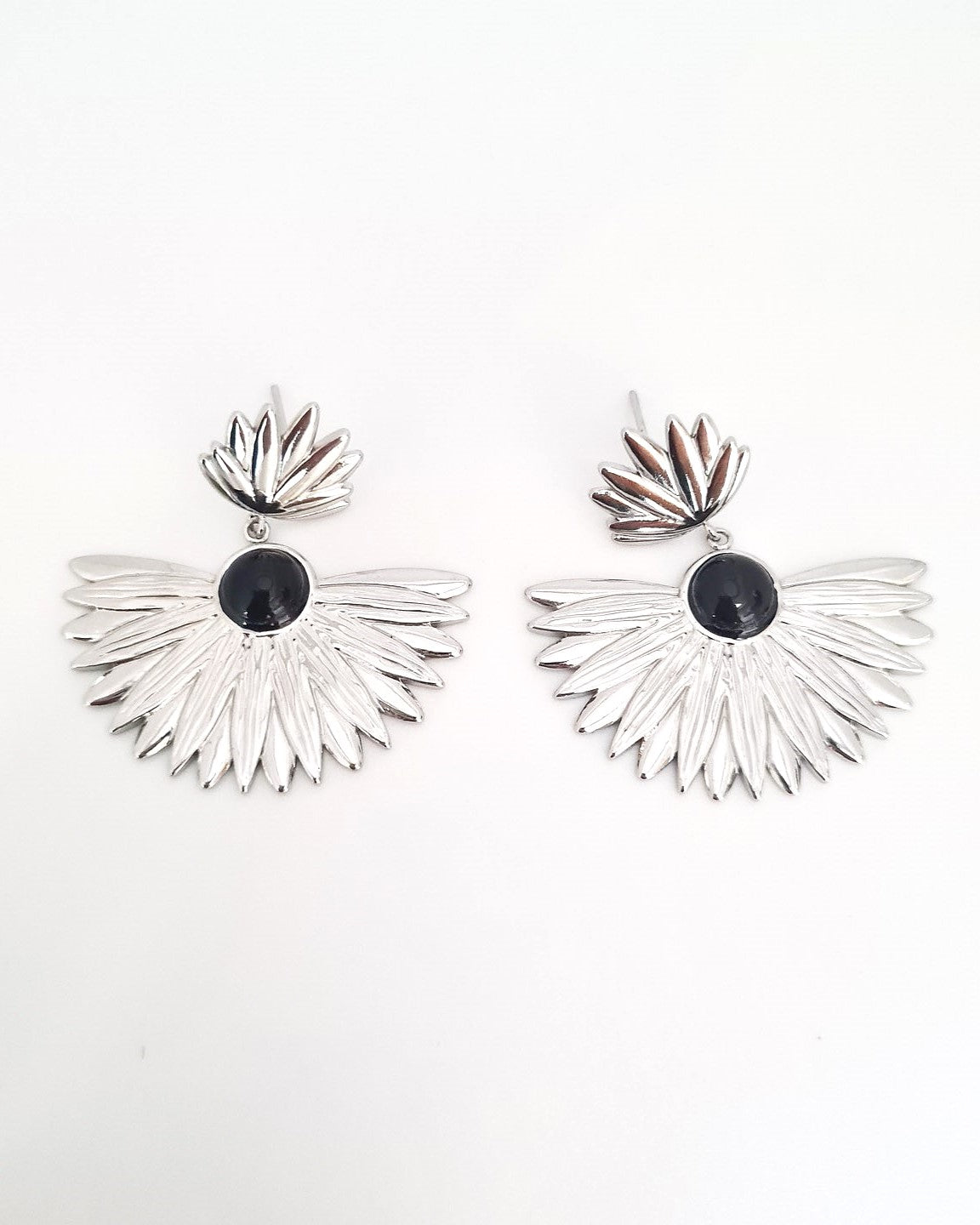 Boucles d'oreilles Daphné argent