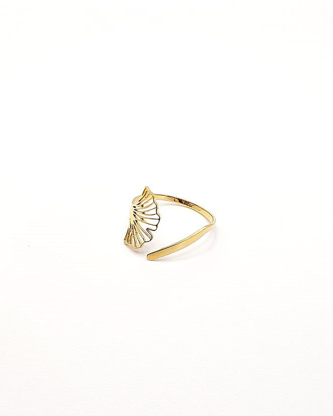 Bague Ginkgo or