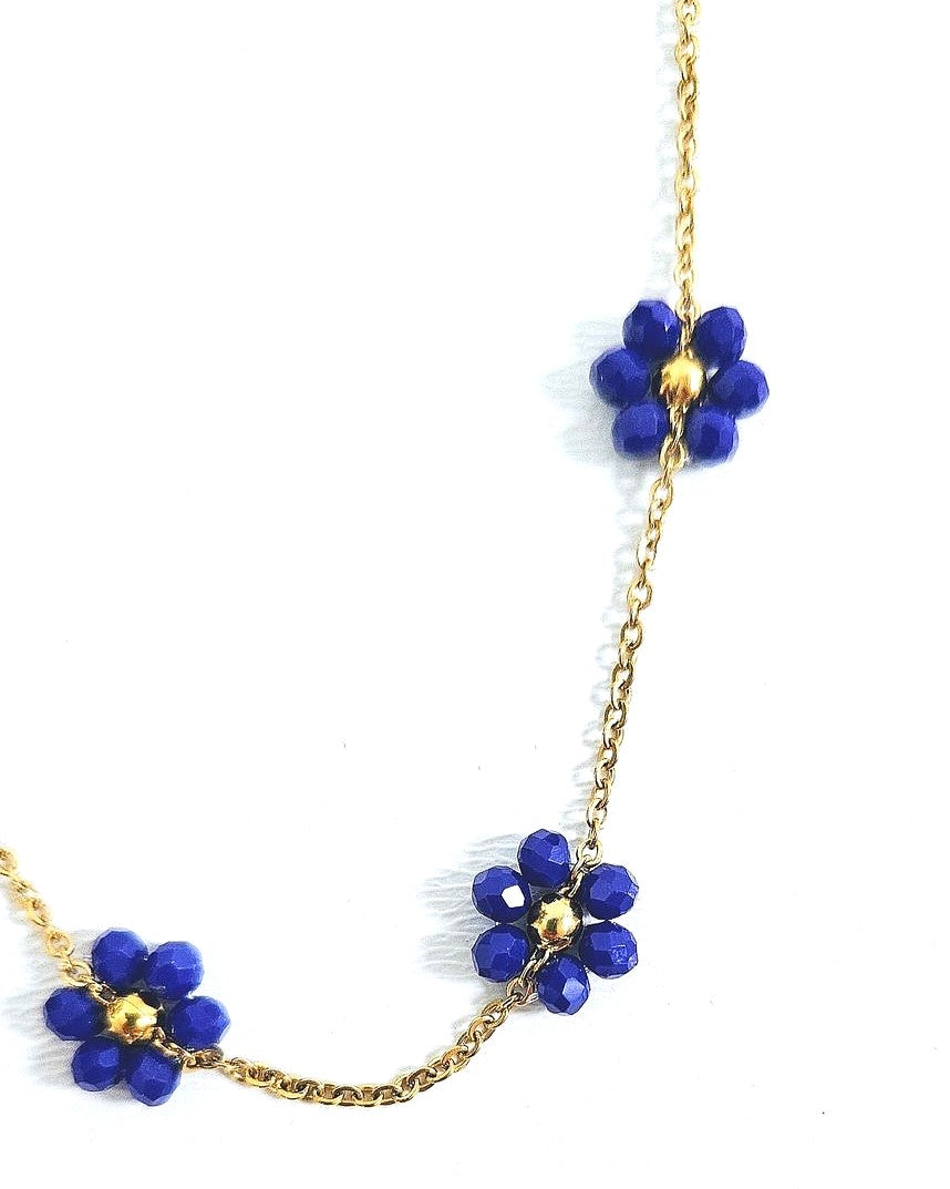Collier Gloria bleu