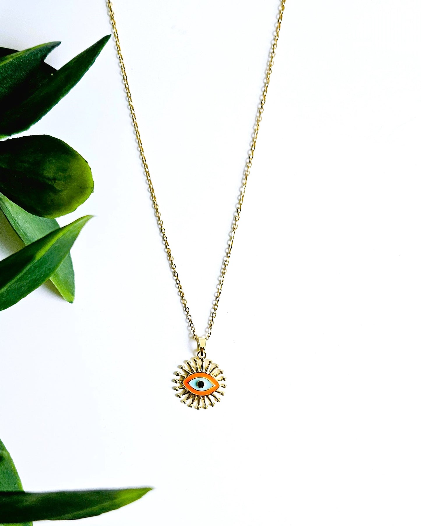Collier Grigri orange