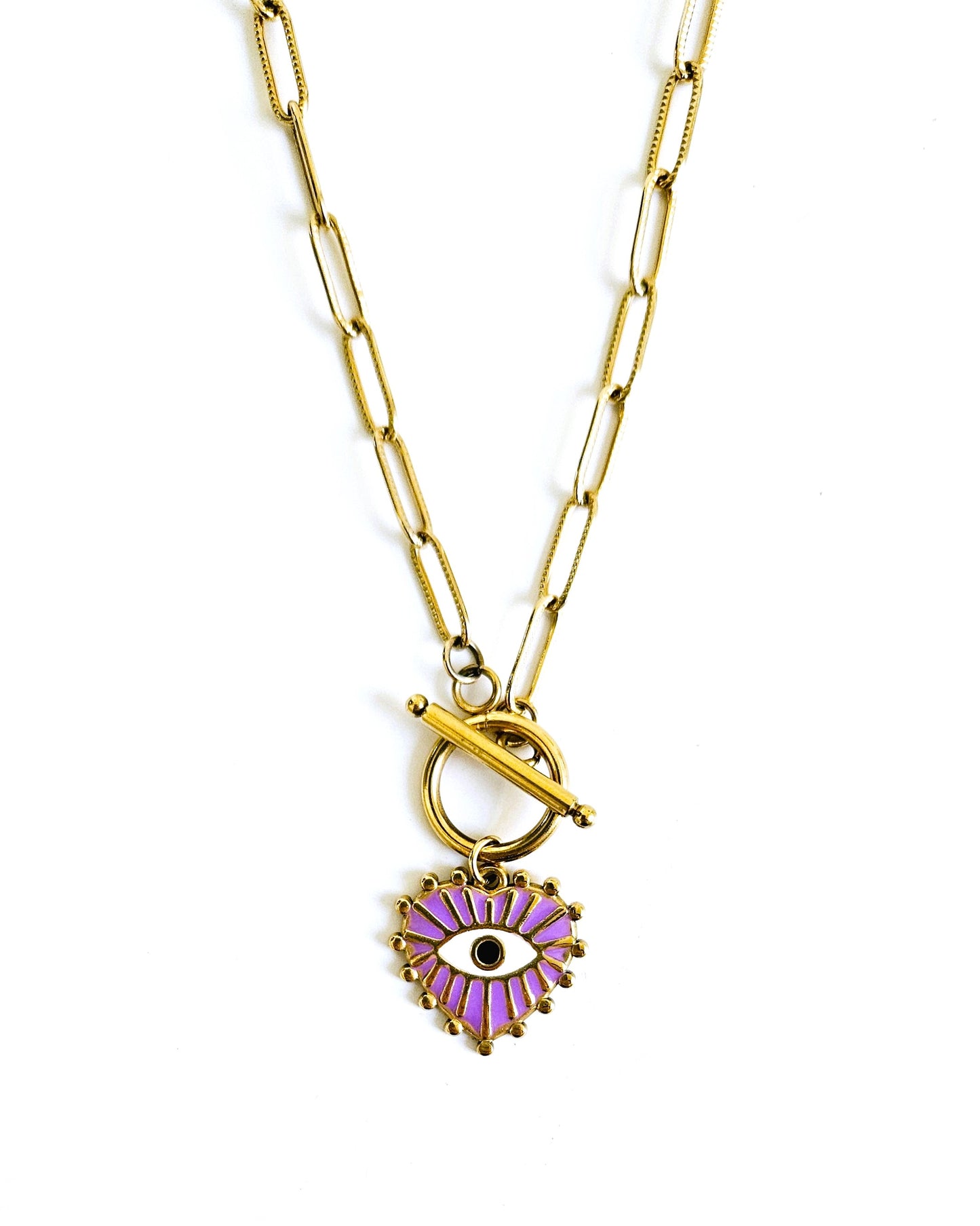 Collier Grigri violet