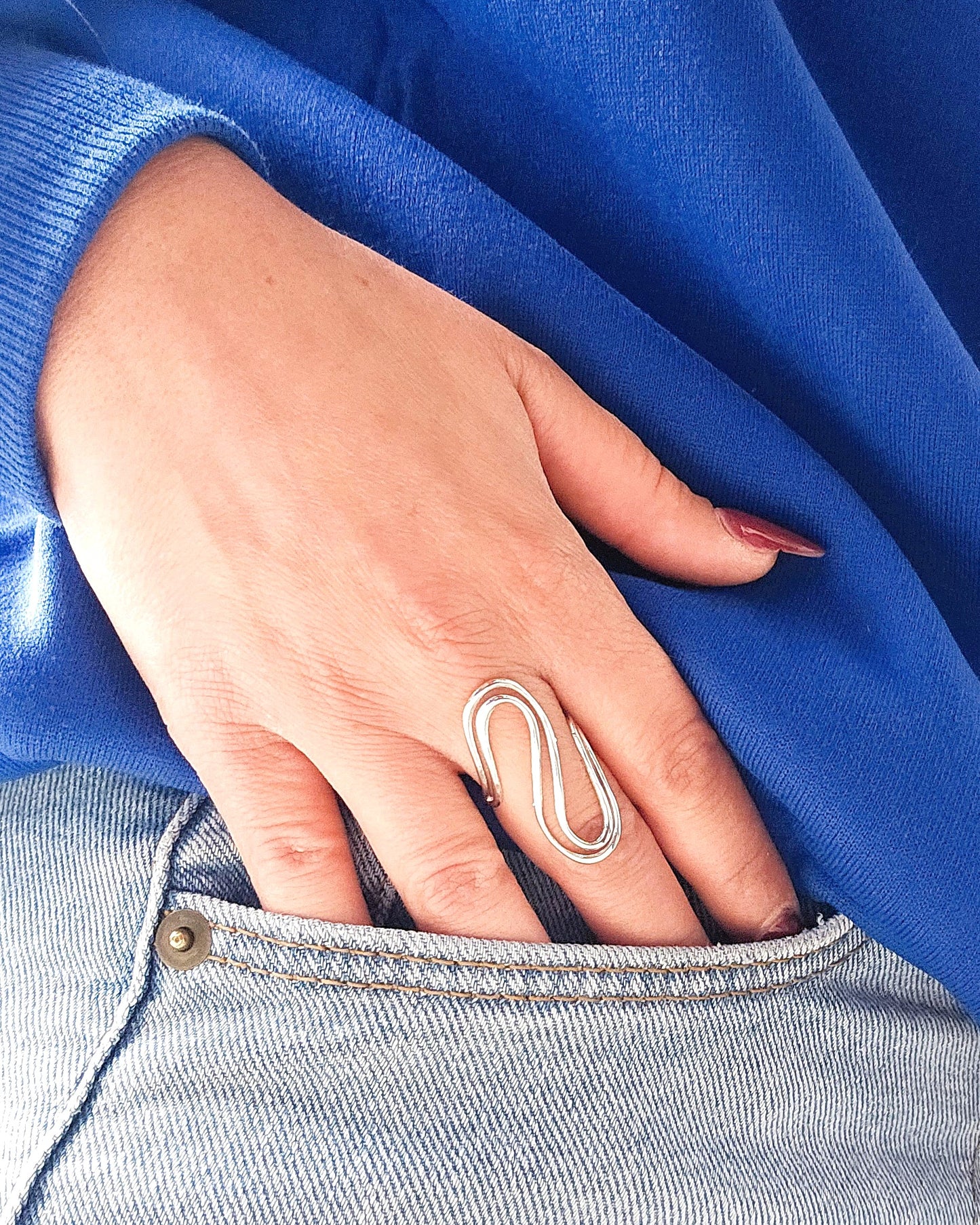 Bague Imane argent