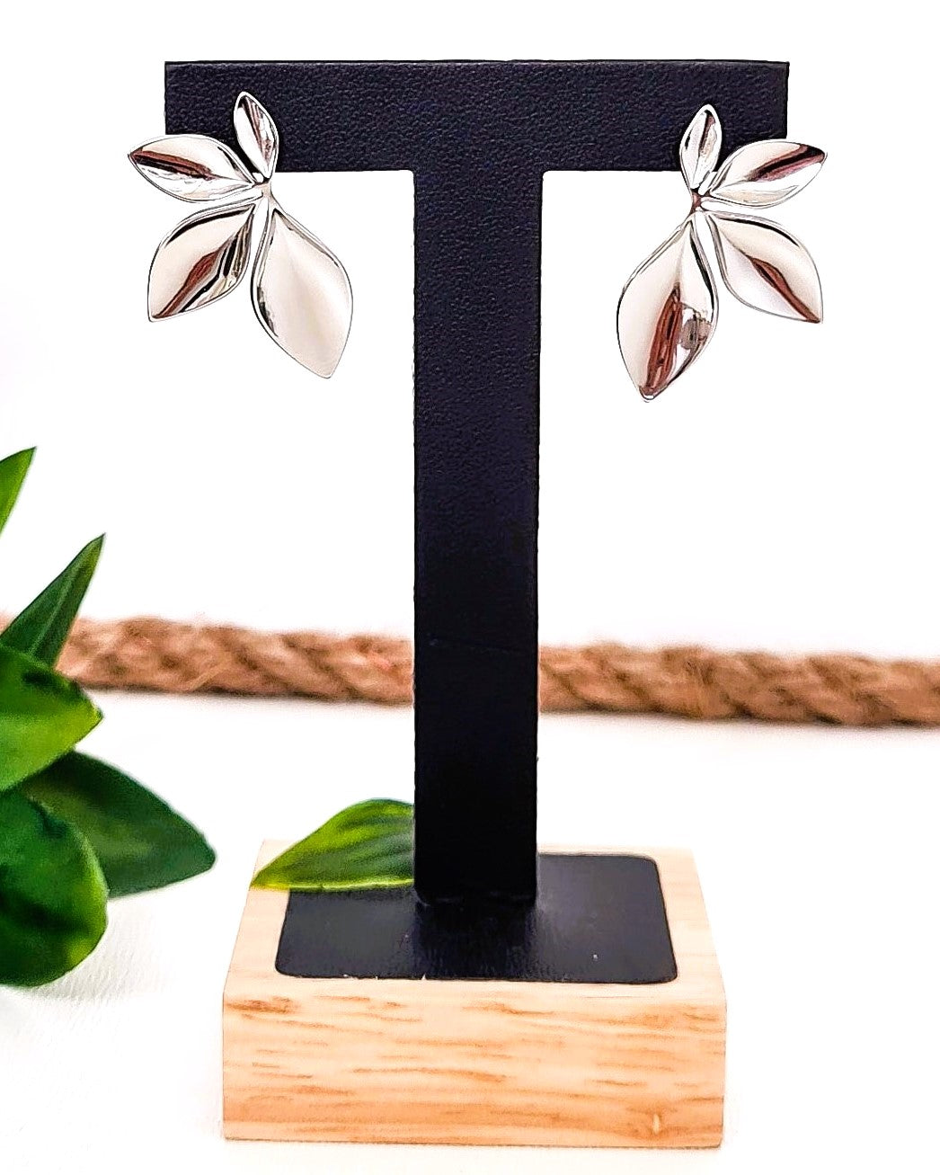 Boucles d'oreilles Ivy argent