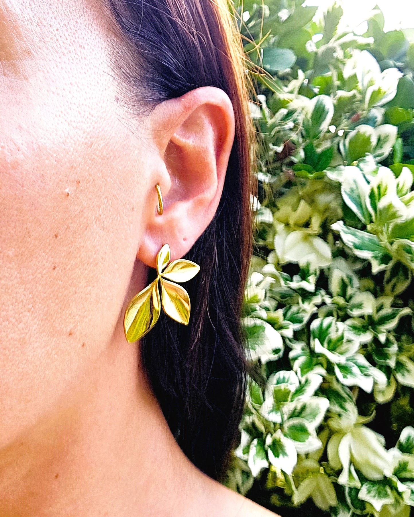 Boucles d'oreilles Ivy or