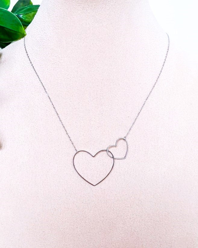Collier Love argent