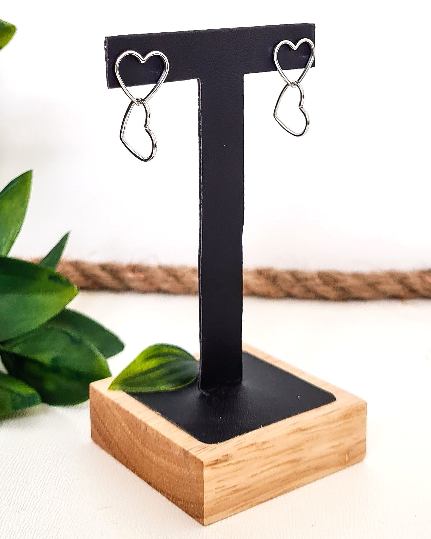 Boucles d'oreilles Love argent