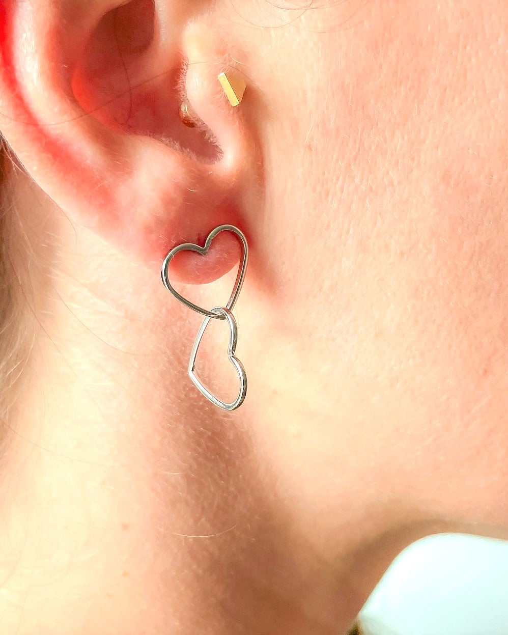 Boucles d'oreilles Love argent