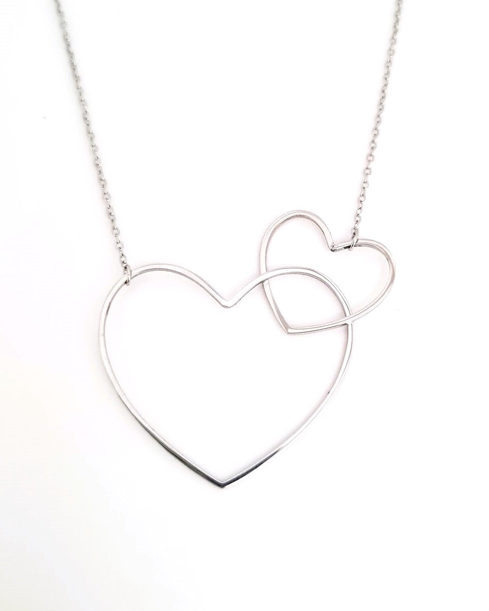 Collier Love argent