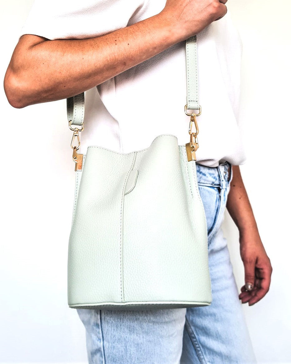 Sac Manon vert d'eau