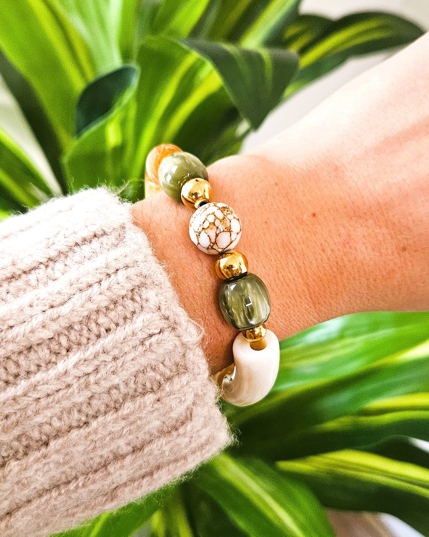 Bracelets Olive - création Bahia