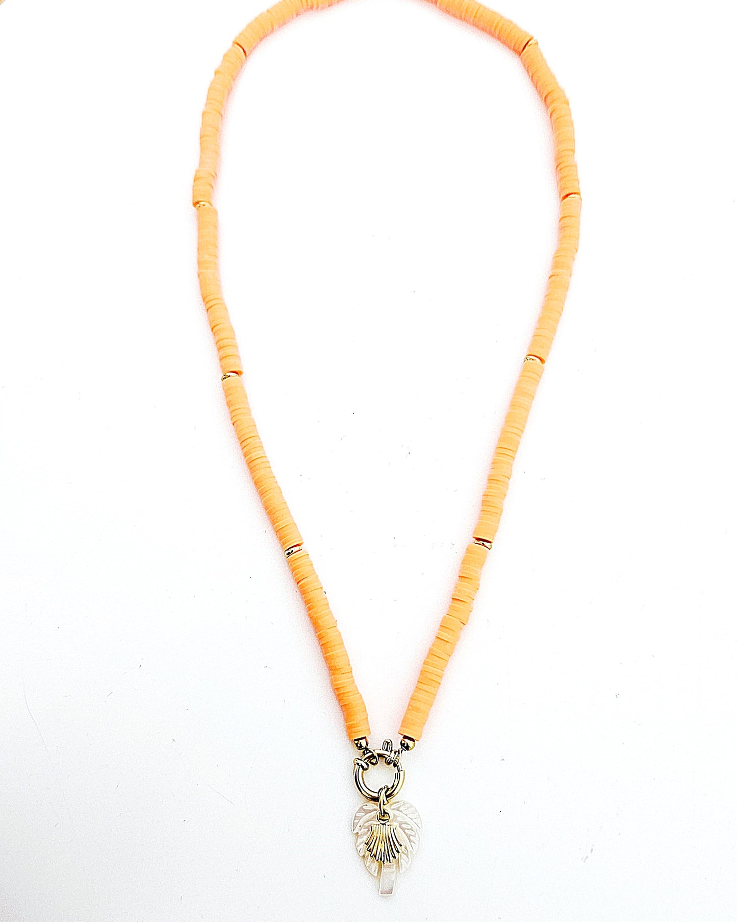 Collier Palmier orange