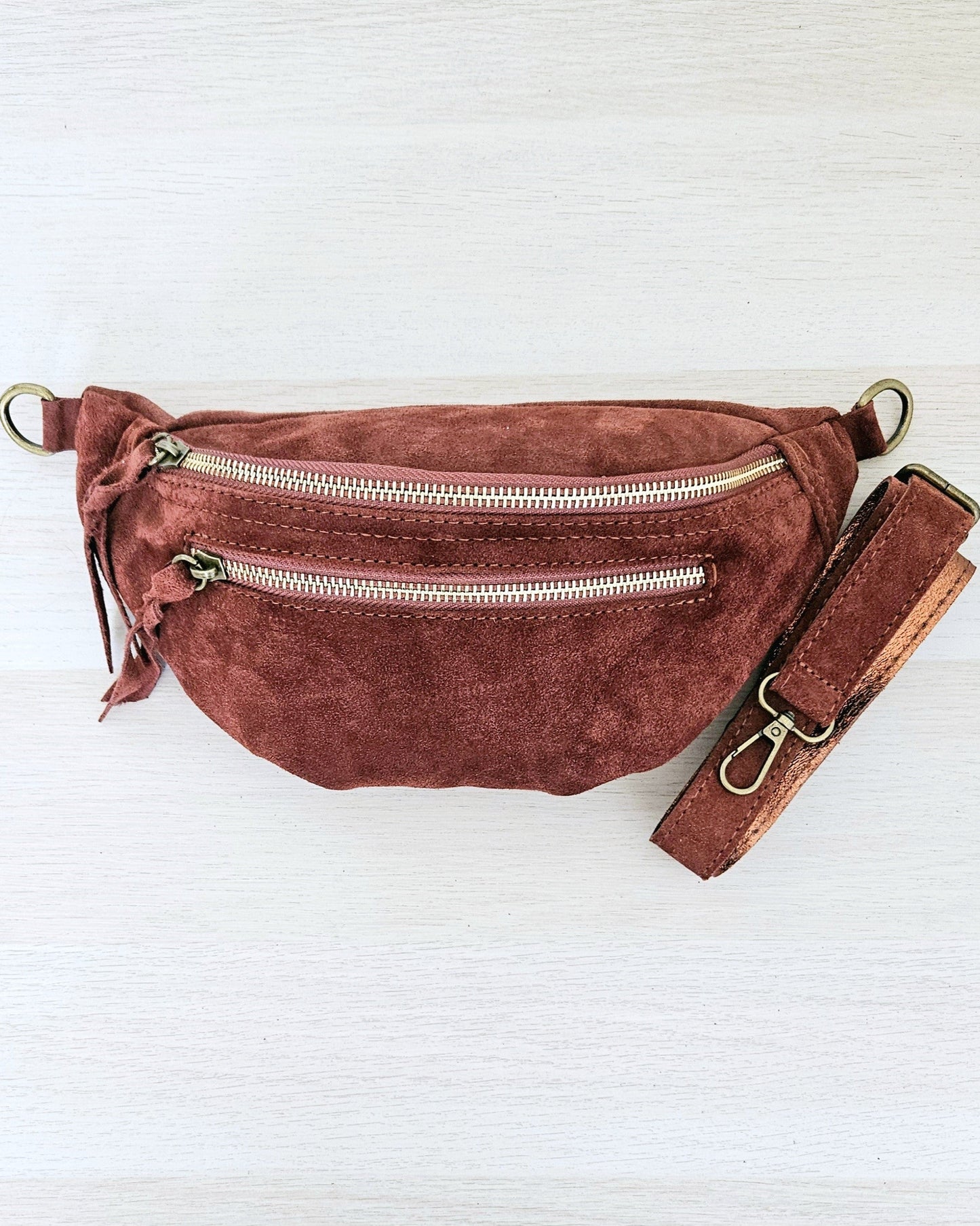 Sac banane Paula brique