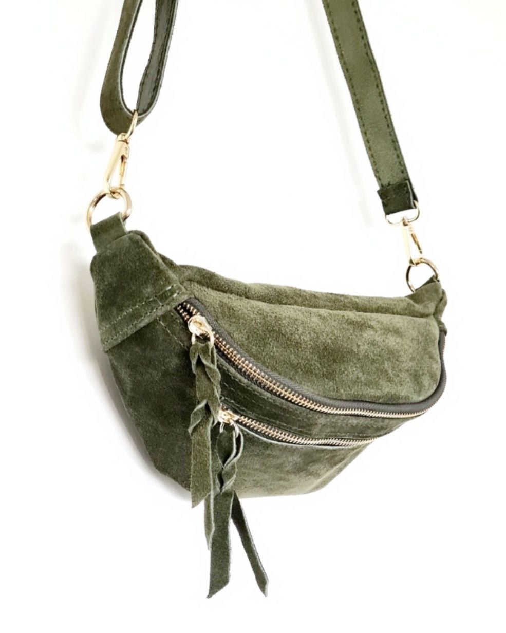Sac banane Paula vert kaki
