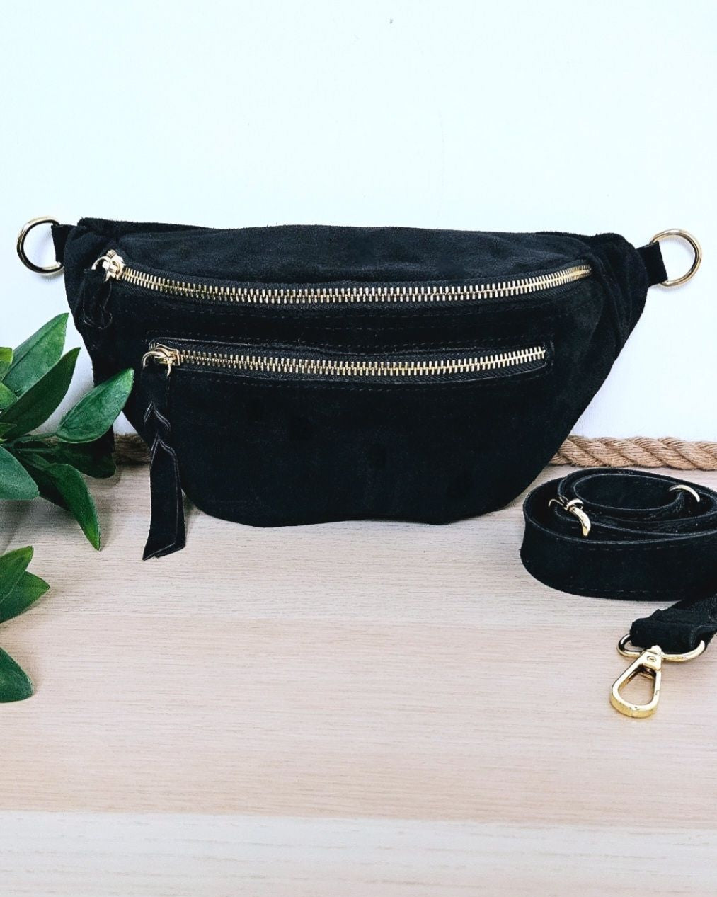 Sac banane Paula noir