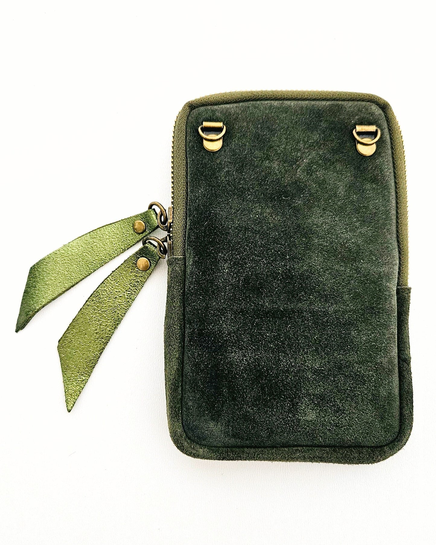 Pochette pour téléphone kaki