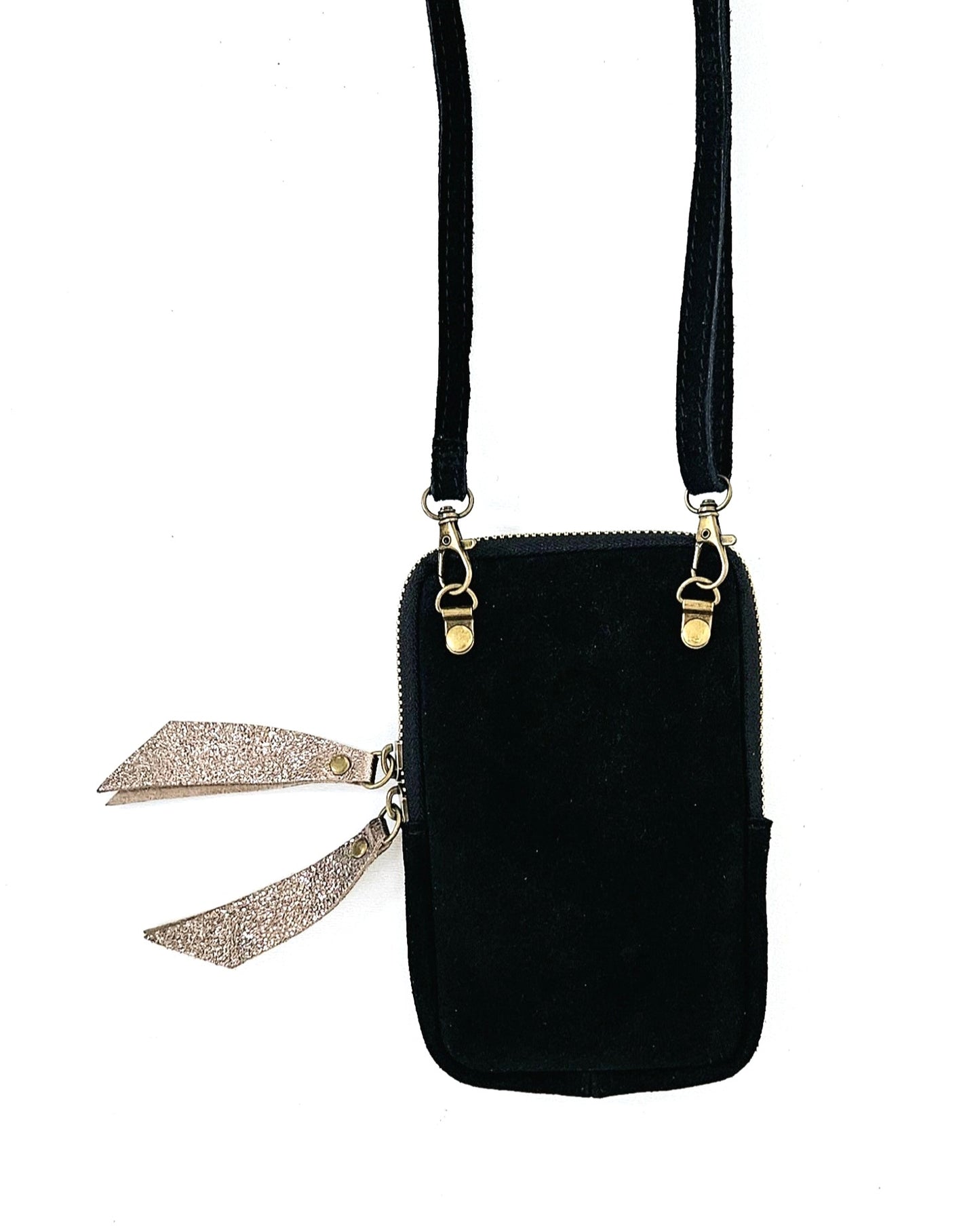 Pochette pour téléphone noire