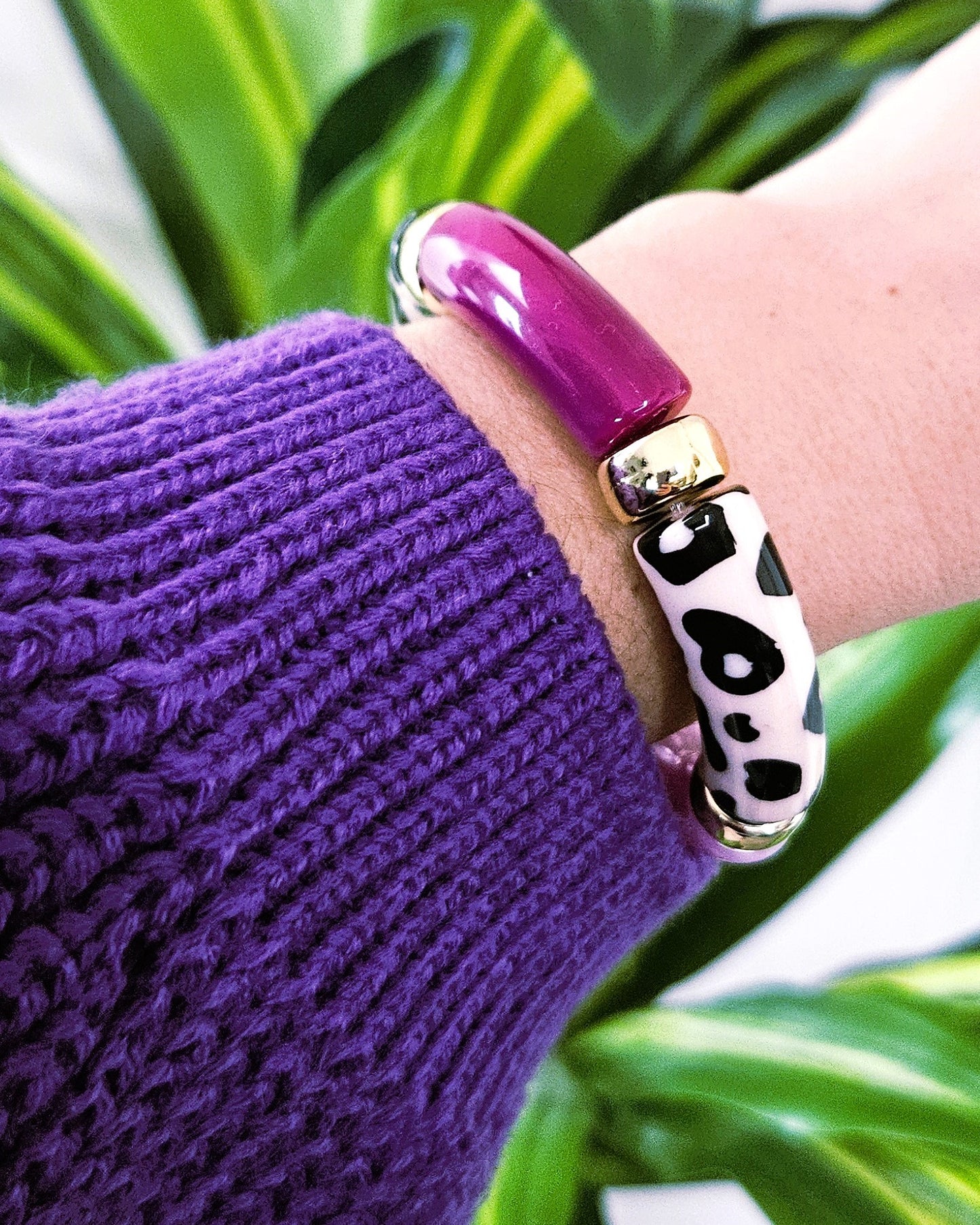 Bracelets Purple - création Bahia