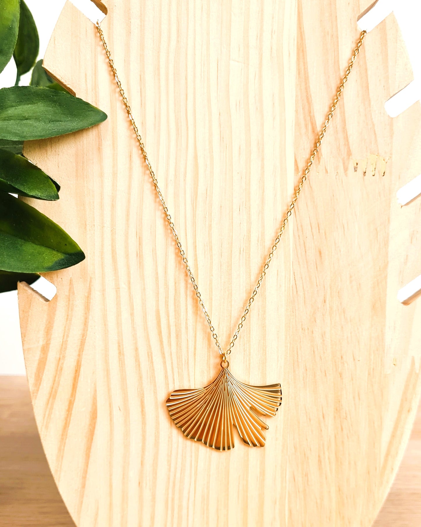 Sautoir Ginkgo