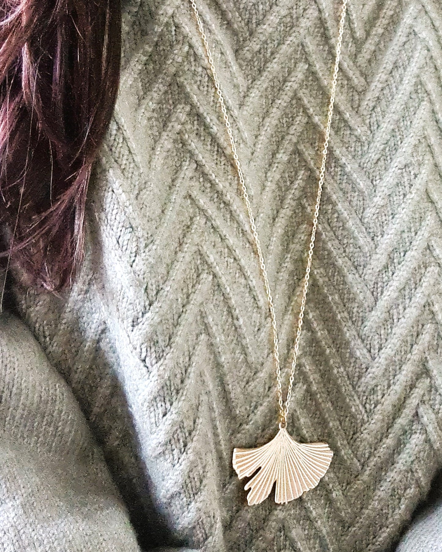 Sautoir Ginkgo
