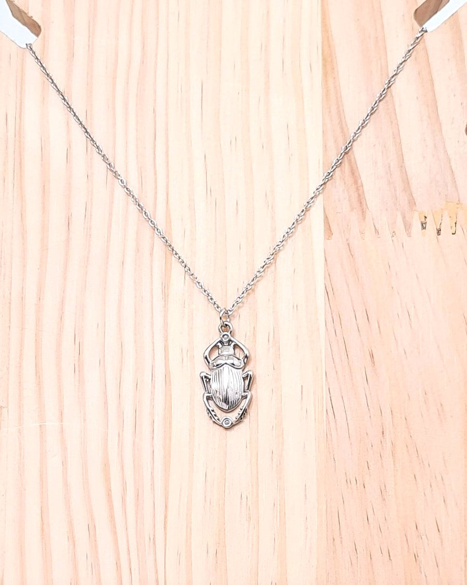 Collier Scarabée argent