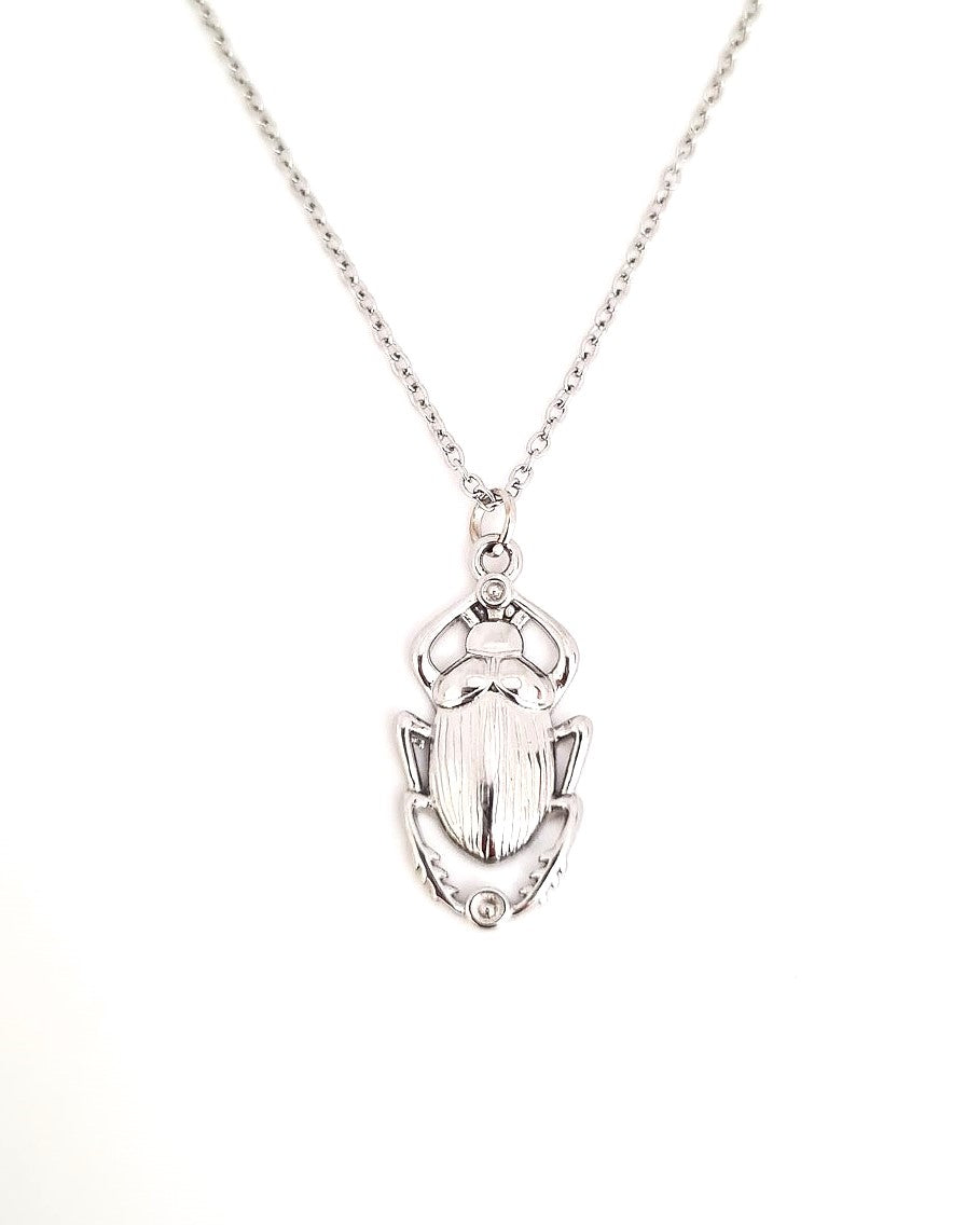 Collier Scarabée argent