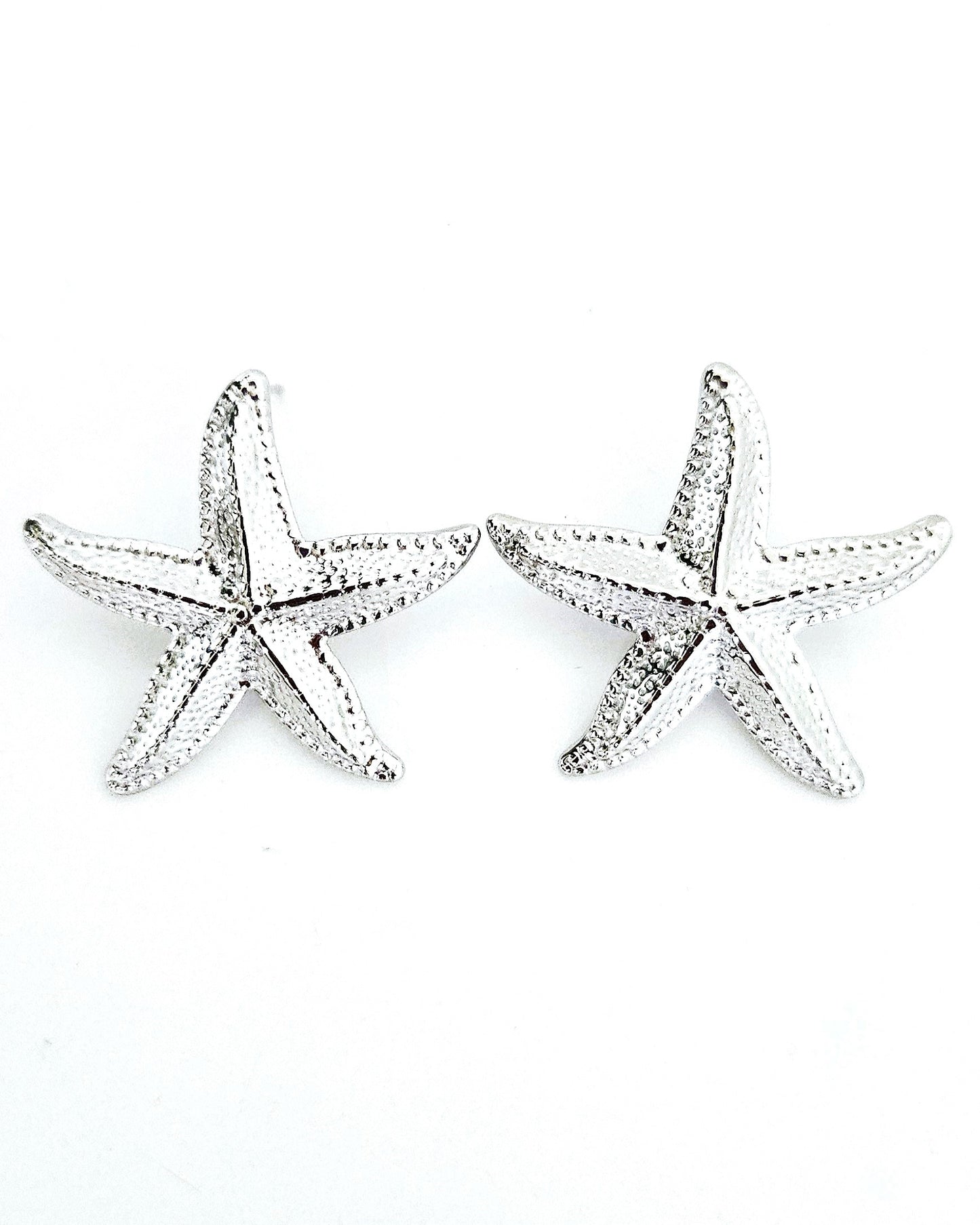 Boucles d'oreilles Starfish argent