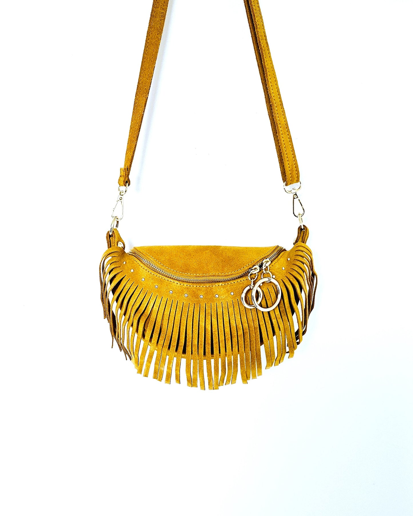 Sac banane Texas jaune moutarde