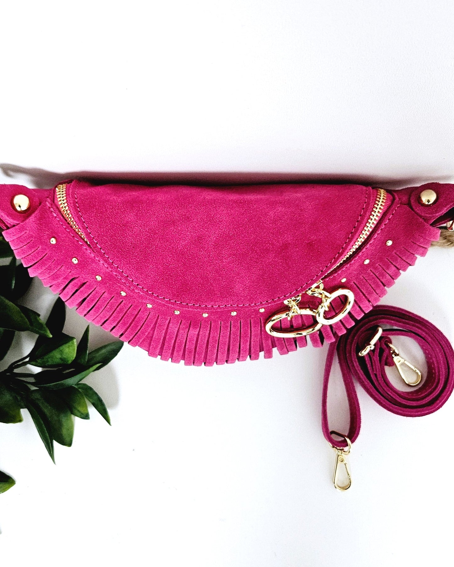 Sac banane Texas rose