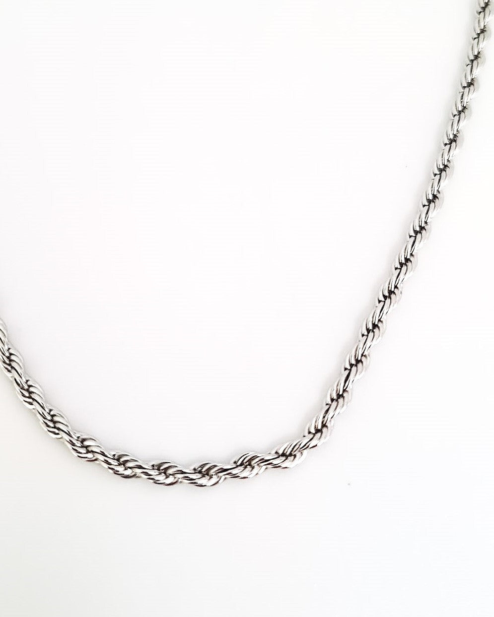 Collier Twist argent