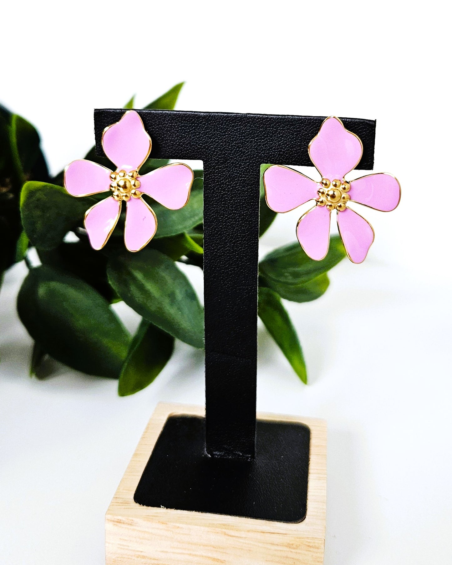 Boucles d'oreilles Violette