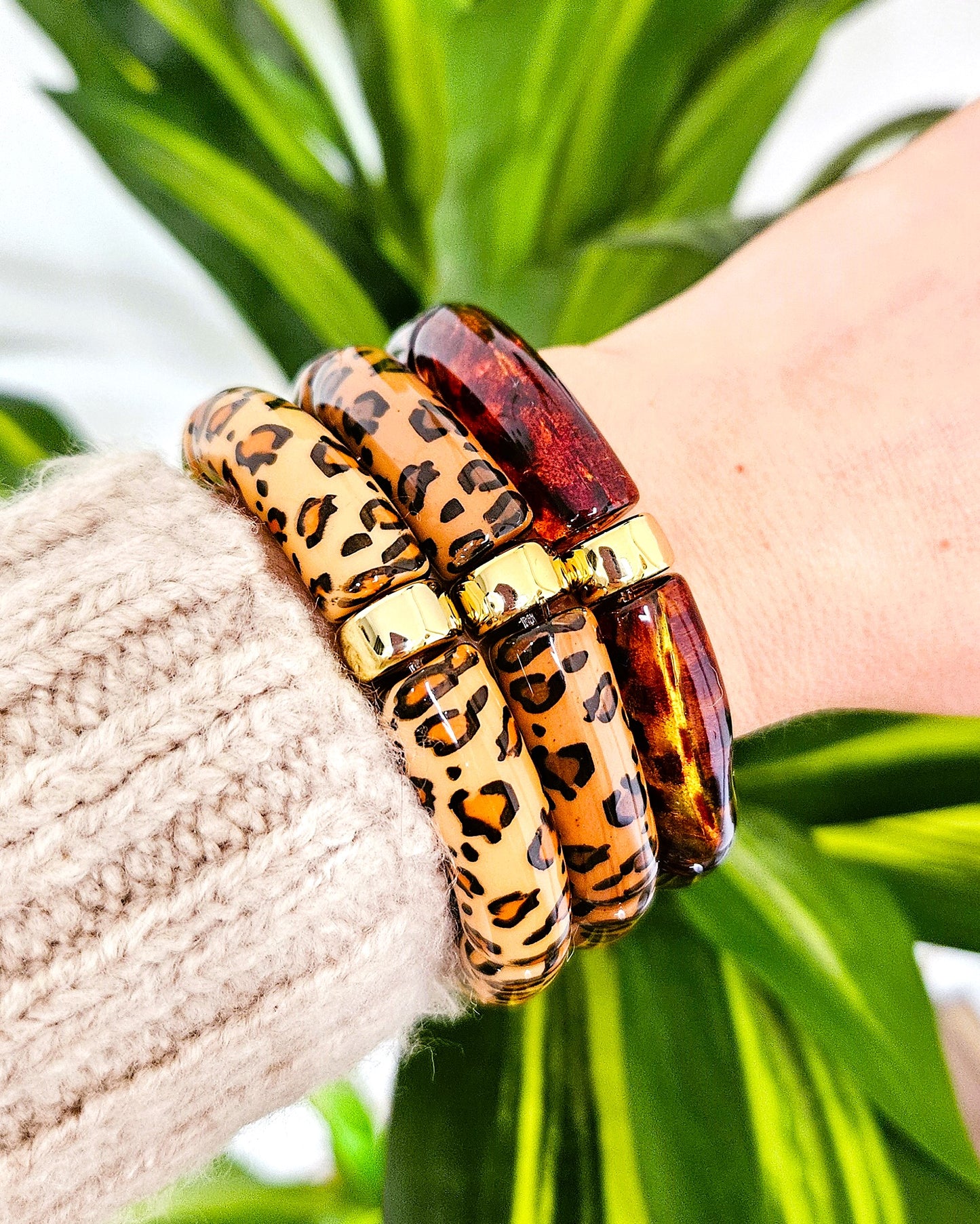 Bracelet Wild léopard - création Bahia