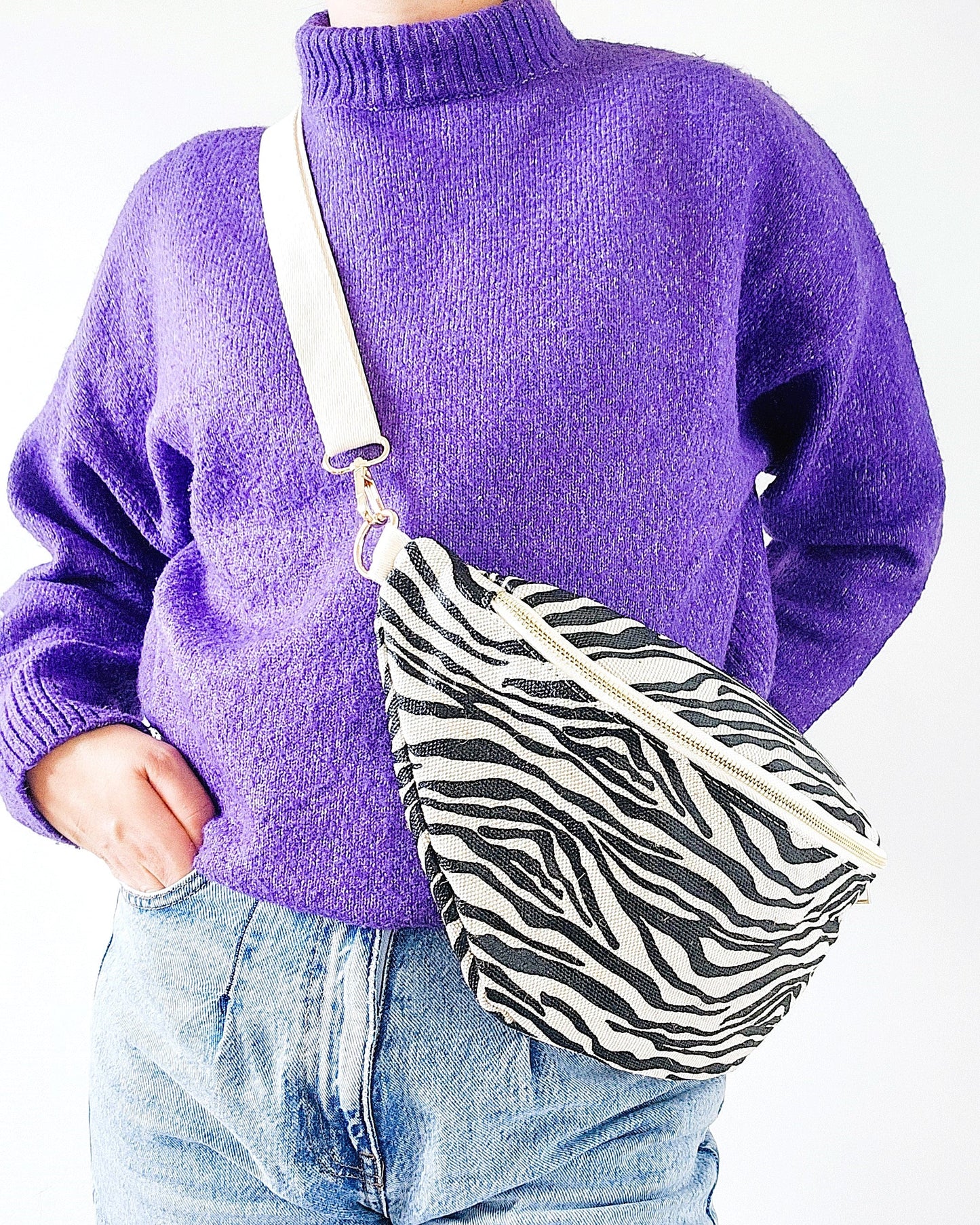 Sac banane Zebra
