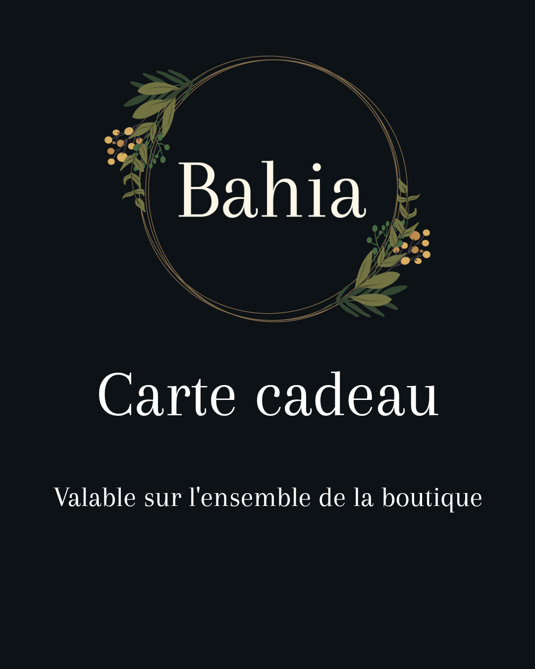 Carte cadeau