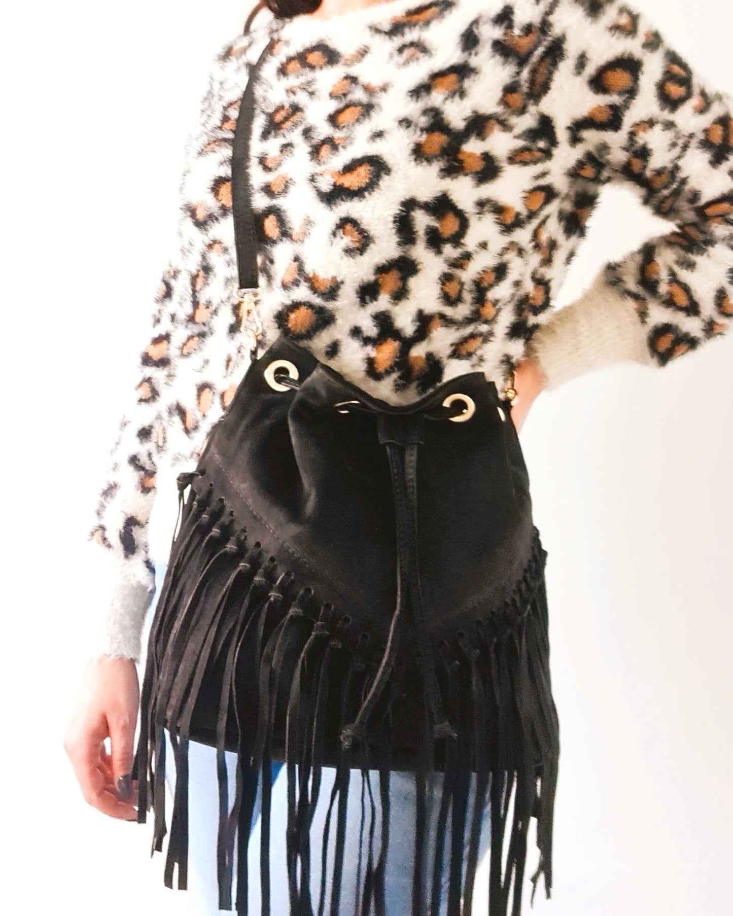 Sac Arizona noir en cuir