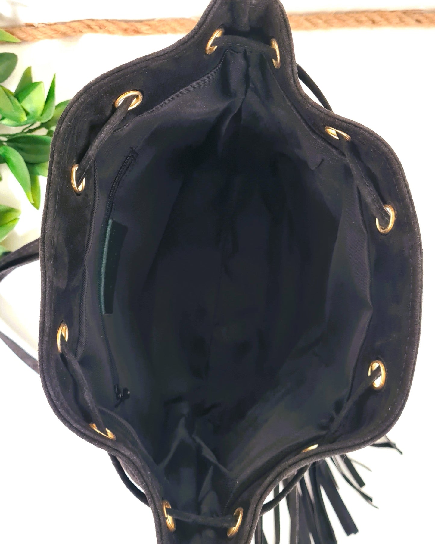 Sac Arizona noir en cuir