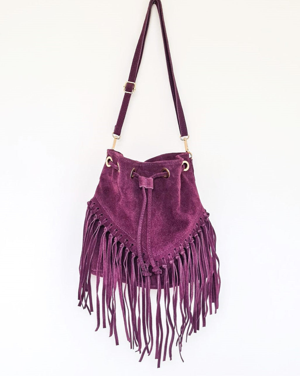 Sac Arizona violet en cuir