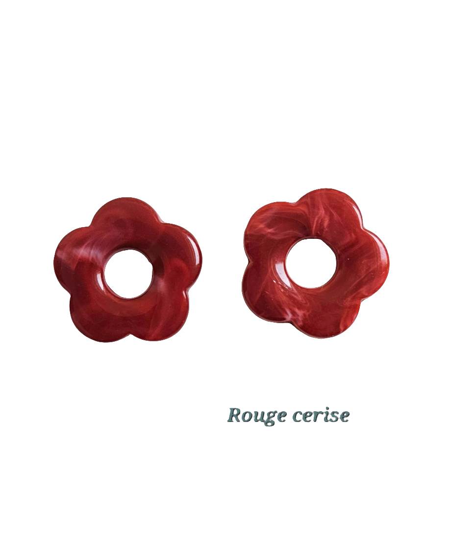 Créoles et fleurs interchangeables