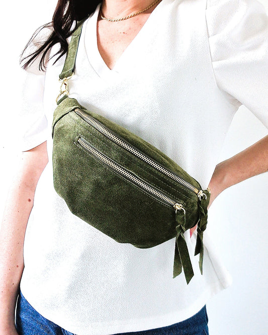 Sac banane Paula vert kaki
