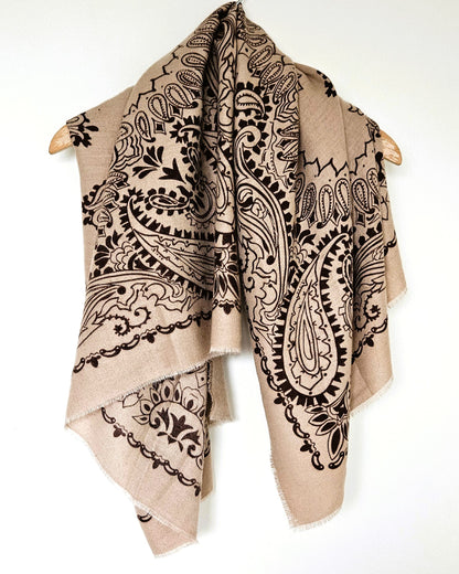 Echarpe Bandana beige