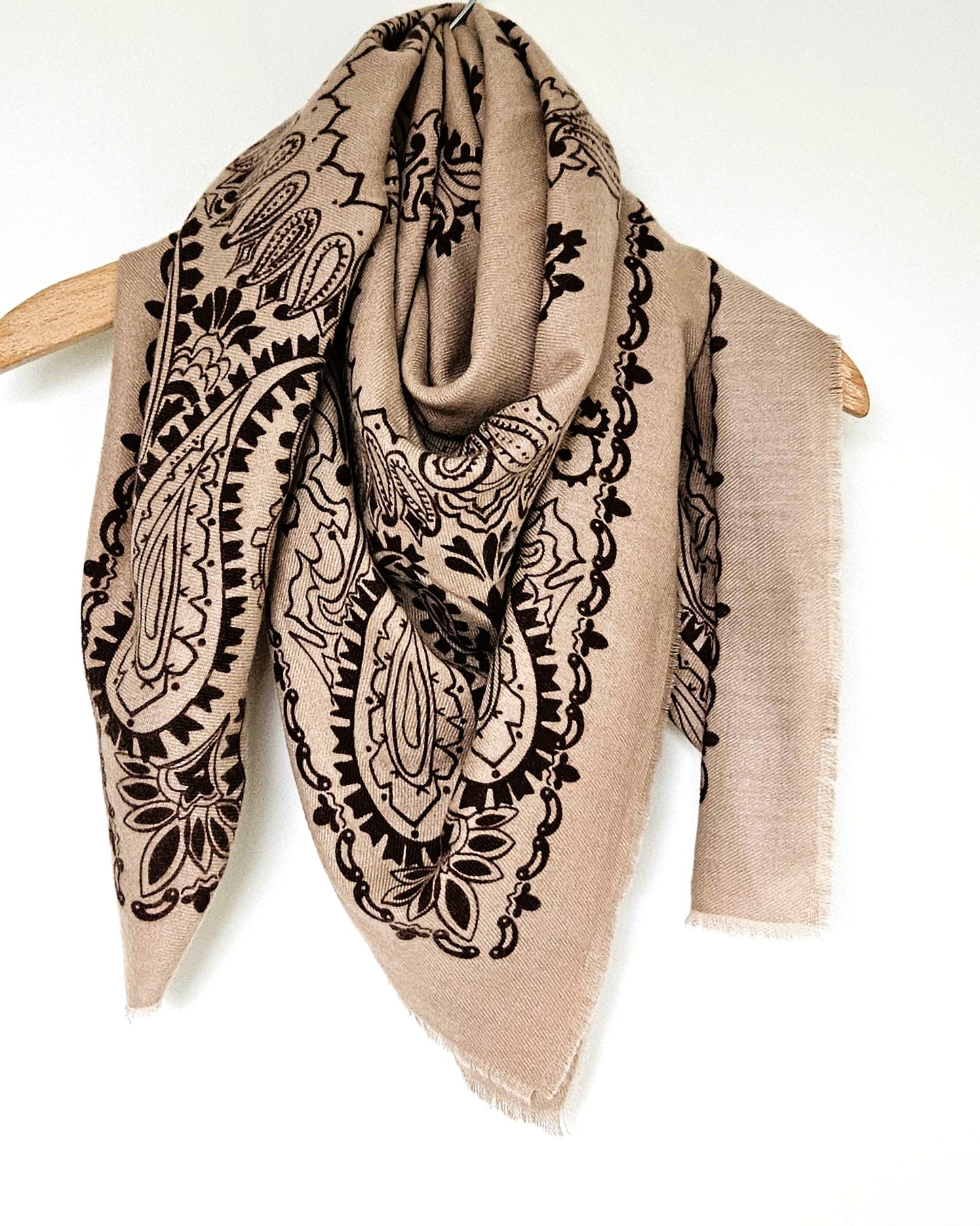 Echarpe Bandana beige