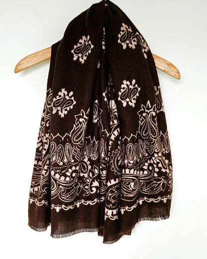 Echarpe Bandana chocolat