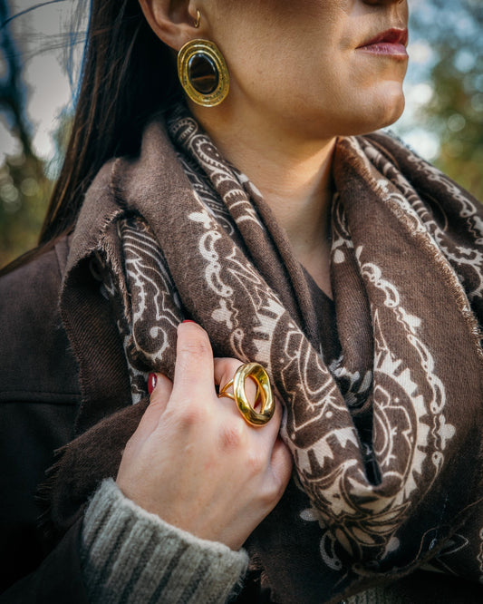 Echarpe Bandana chocolat