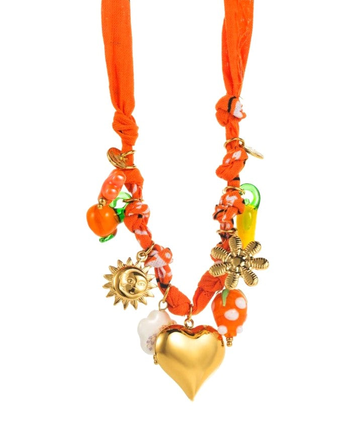 Collier Bandana orange